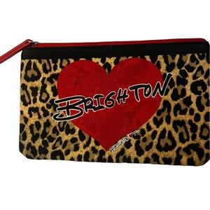 Brighton leopard makeup bag